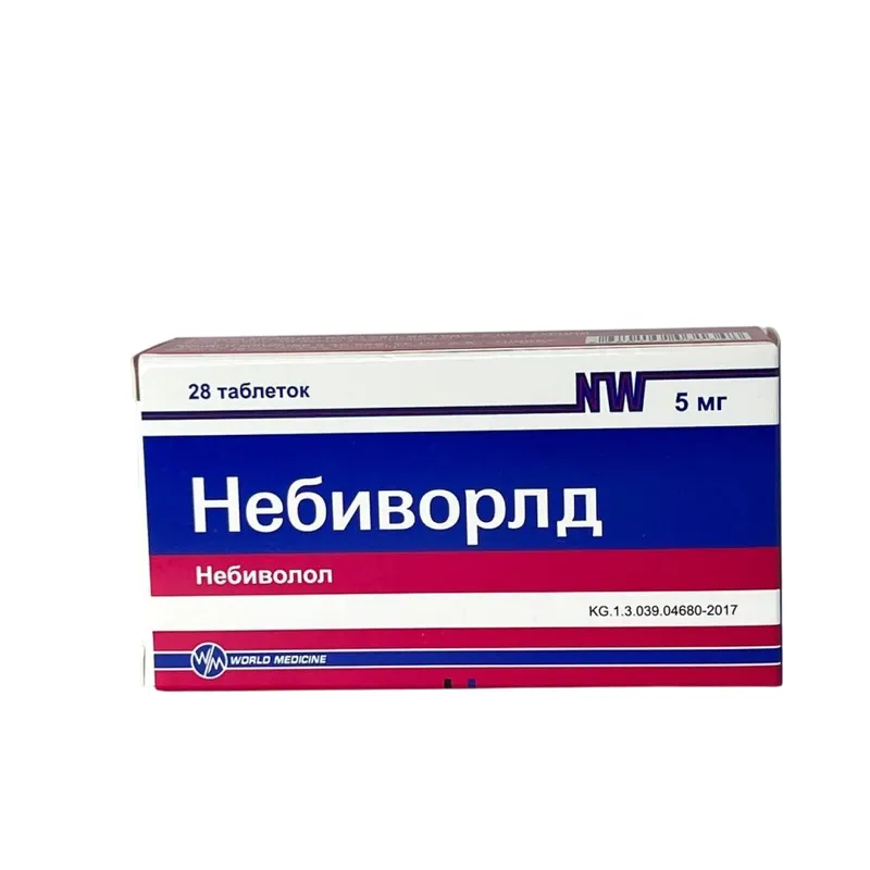 Небиворлд 5 мг №28 таблетки