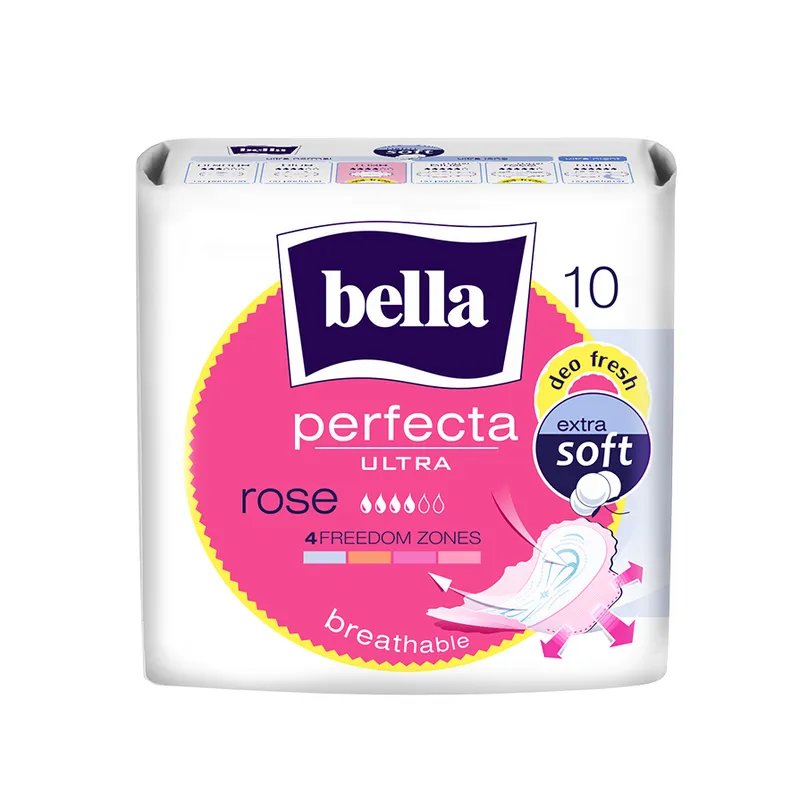 Ультратонкие прокладки bella Perfecta ultra Rose, 10 шт